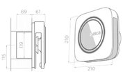 Воздухоочиститель Elica SNAP Wi-Fi WHITE фото 2 в Тюмени