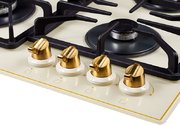 Газовая варочная поверхность Kuppersberg FQ663 C Gold фото 2 в Тюмени