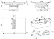 Варочная панель со встроенной вытяжкой Smeg HOBD482D2 фото 2 в Тюмени