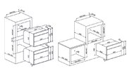 Компактный духовой шкаф с СВЧ Smeg SF4750MCAO фото 2 в Тюмени