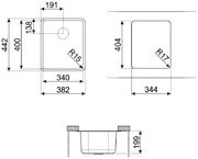 Мойка Smeg VSTR34 фото 2 в Тюмени