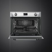 Духовой шкаф комбинированный с микроволновой печью Smeg SF4920MCX1 фото 3 в Тюмени
