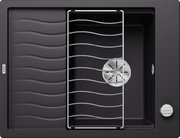 Мойка BLANCO ELON 45 S Silgranit черный, клапан-автомат фото в Тюмени