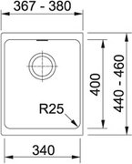 Мойка Franke KBG 110-34 бежевая фото 2 в Тюмени