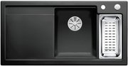 Мойка Blanco AXON II 6 S (чаша справа) керамика клапан-автомат InFino® черный фото в Тюмени