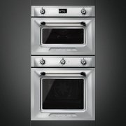 Духовой шкаф комбинированный с микроволновой печью Smeg SF4920MCX1 фото 2 в Тюмени