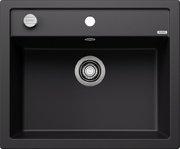 Мойка BLANCO DALAGO 6 Silgranit черный, клапан-автомат фото в Тюмени