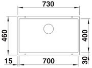 Мойка Blanco ROTAN 700-U Silgranit кофе фото 3 в Тюмени