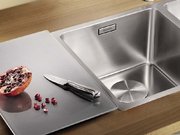 Мойка Blanco ANDANO 340/340-IF клапан-автомат нержавеющая сталь полированная фото 3 в Тюмени