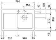 Мойка Franke Mythos MTK 611-78 ваниль фото 2 в Тюмени