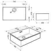 Мойка Smeg VQ72RS-2 фото 2 в Тюмени