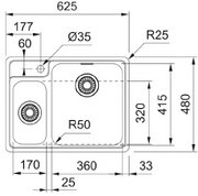 Мойка Franke BCX 260 TL сталь фото 2 в Тюмени