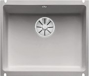 Мойка Blanco SUBLINE 500-U керамика отводная арматура InFino® серый алюминий фото в Тюмени