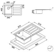 Мойка Smeg LMN861D фото 2 в Тюмени