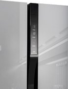 Холодильник Hyundai CS6503FV белое стекло фото 4 в Тюмени