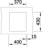 Мойка BLANCO CLARON 340-IF нержавеющая сталь Durinox фото 4 в Тюмени