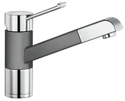 Смеситель Бланко Zenos-S chrome/Silgranit алюметаллик фото в Тюмени Смеситель Blanco Zenos-S chrome/Silgranit алюметаллик фото в Тюмени