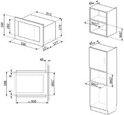 Встраиваемая микроволновая печь Smeg FMI625CN фото 4 в Тюмени