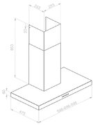 Вытяжка Pando P-823N/90 IX V.850 ECO SEC PLUS фото 2 в Тюмени