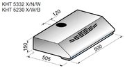 Вытяжка Korting KHT 6332 W фото 2 в Тюмени