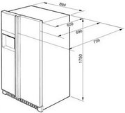 Холодильник Smeg SS55PNL1 фото 4 в Тюмени