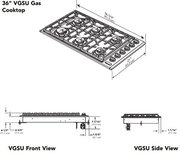 Газовая варочная панель Viking EVGSU5361SS фото 4 в Тюмени