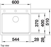 Мойка BLANCO ETAGON 6 Silgranit черный фото 4 в Тюмени