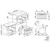 Компактный духовой шкаф с СВЧ Smeg SF4920MCN1 фото 3 в Тюмени