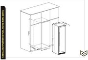 Винный шкаф Meyvel MV110-KST2 Узкий Итальянский орех (Slim) фото 3 в Тюмени
