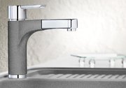 Смеситель Бланко Pylos-S chrome/Silgranit темная скала фото 4 в Тюмени Смеситель Blanco Pylos-S chrome/Silgranit темная скала фото 4 в Тюмени