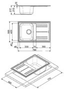 Мойка Smeg LZ791B фото 2 в Тюмени