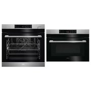 AEG (духовой шкаф BSK788380M + микроволновая печь KMK721880M)