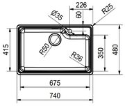 Мойка Franke BCX 610-74 TL сталь фото 2 в Тюмени