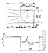 Мойка Franke MIG 651 гавана фото 3 в Тюмени