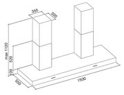Вытяжка Falmec Horizon 150 ix (2x800) фото 3 в Тюмени