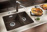 Мойка Blanco Subline 340/160-F темная скала фото 2 в Тюмени