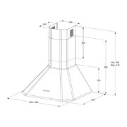 Купольная вытяжка Korting KHC 6839 RB фото 3 в Тюмени