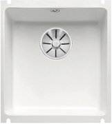 Мойка Blanco SUBLINE 375-U керамика отводная арматура InFino® матовый белый фото в Тюмени