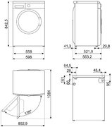 Стиральная машина Smeg WM3T84RU фото 4 в Тюмени