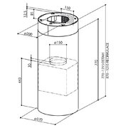 Вытяжка Faber CYLINDRA ISOLA EG10 X  A37 фото 3 в Тюмени