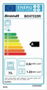 Встраиваемый духовой шкаф Brandt BOH7532W фото 3 в Тюмени