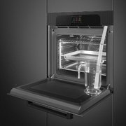 Духовой шкаф с функциями пара и СВЧ Smeg SO6204APB фото 3 в Тюмени