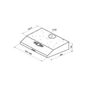 Козырьковая вытяжка Korting KHT 6334 W фото 3 в Тюмени