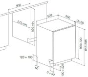 Встраиваемая посудомоечная машина Fulgor Milano FDW 8291.1 фото 4 в Тюмени