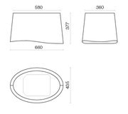 Вытяжка Falmec Mare isola 66 (450) (с системой E.ion) ECP white фото 4 в Тюмени