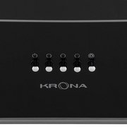Вытяжка KRONA INGA 600 inox/black push button фото 4 в Тюмени