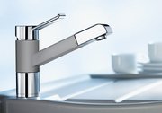 Смеситель Бланко Zenos-S chrome/Silgranit темная скала фото 3 в Тюмени Смеситель Blanco Zenos-S chrome/Silgranit темная скала фото 3 в Тюмени