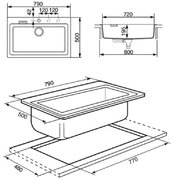 Мойка Smeg VS79AL фото 2 в Тюмени