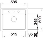 Мойка BLANCO LEGRA 6 Silgranit антрацит фото 2 в Тюмени