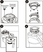 Измельчитель пищевых отходов Haier HDM-1155S фото 4 в Тюмени